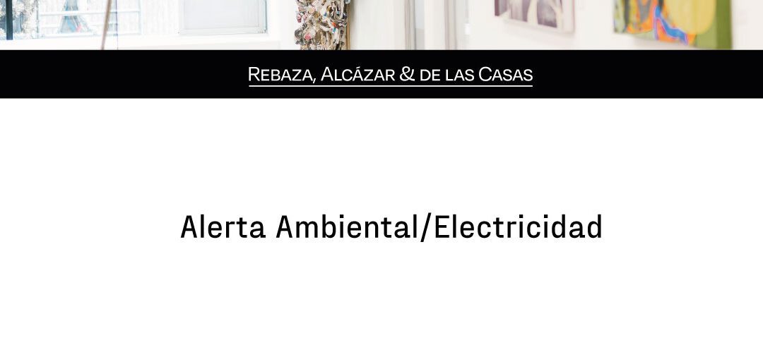 Alerta Ambiental Electricidad